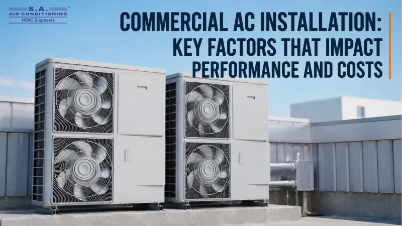 Commercial AC Installation: Key Factors That Impact Performance and Costs