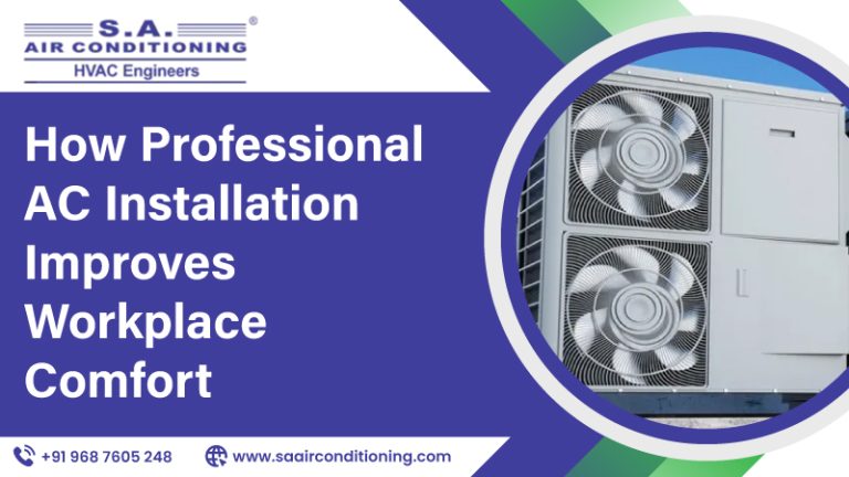 How Professional AC Installation Improves Workplace Comfort