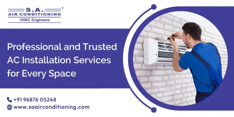 Professional and Trusted AC Installation Services for Every Space